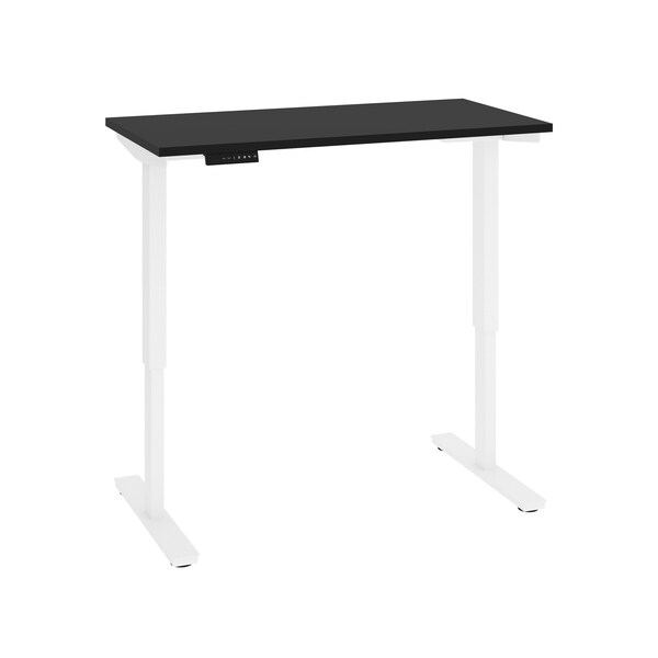 Bestar Bestar Viva 48W x 24D Electric Standing Desk in black 19857-000018 - main